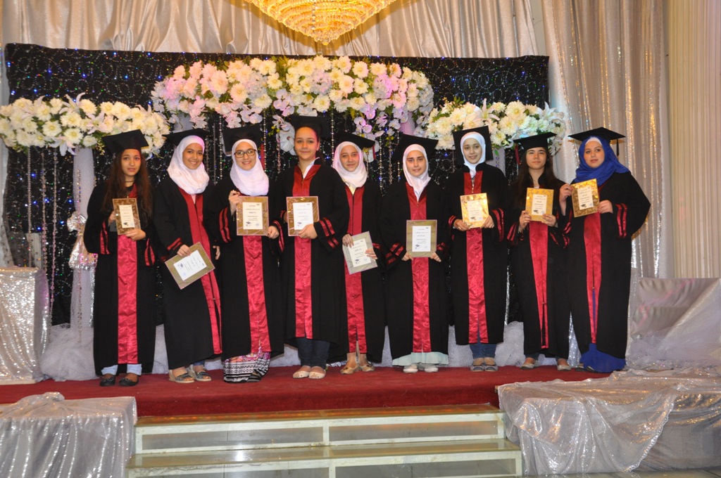 حفلة تكريم أوائل الصف التاسع للعام الدراسي 2014-2015 